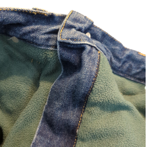 CANYON CREEK 36X30 Fleece Lined Distressed Denim Blue Jeans 36 Waist - Picture 6 of 8